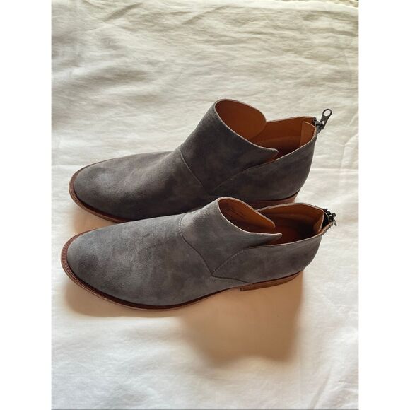 Kork Ease Ryder Grey Suede Ankle Bootie 8 - Picture 6 of 9